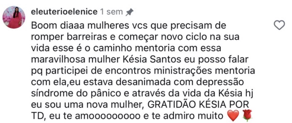 Depoimento de Elenice E.